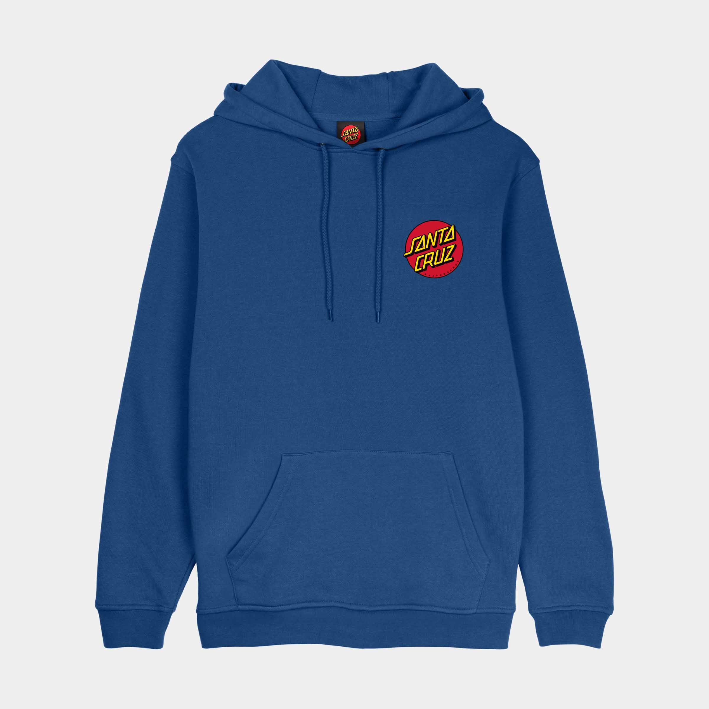 santa-cruz-skateboards-classic-dot-chest-hoodie-felpa-cappuccio-uomo image 2