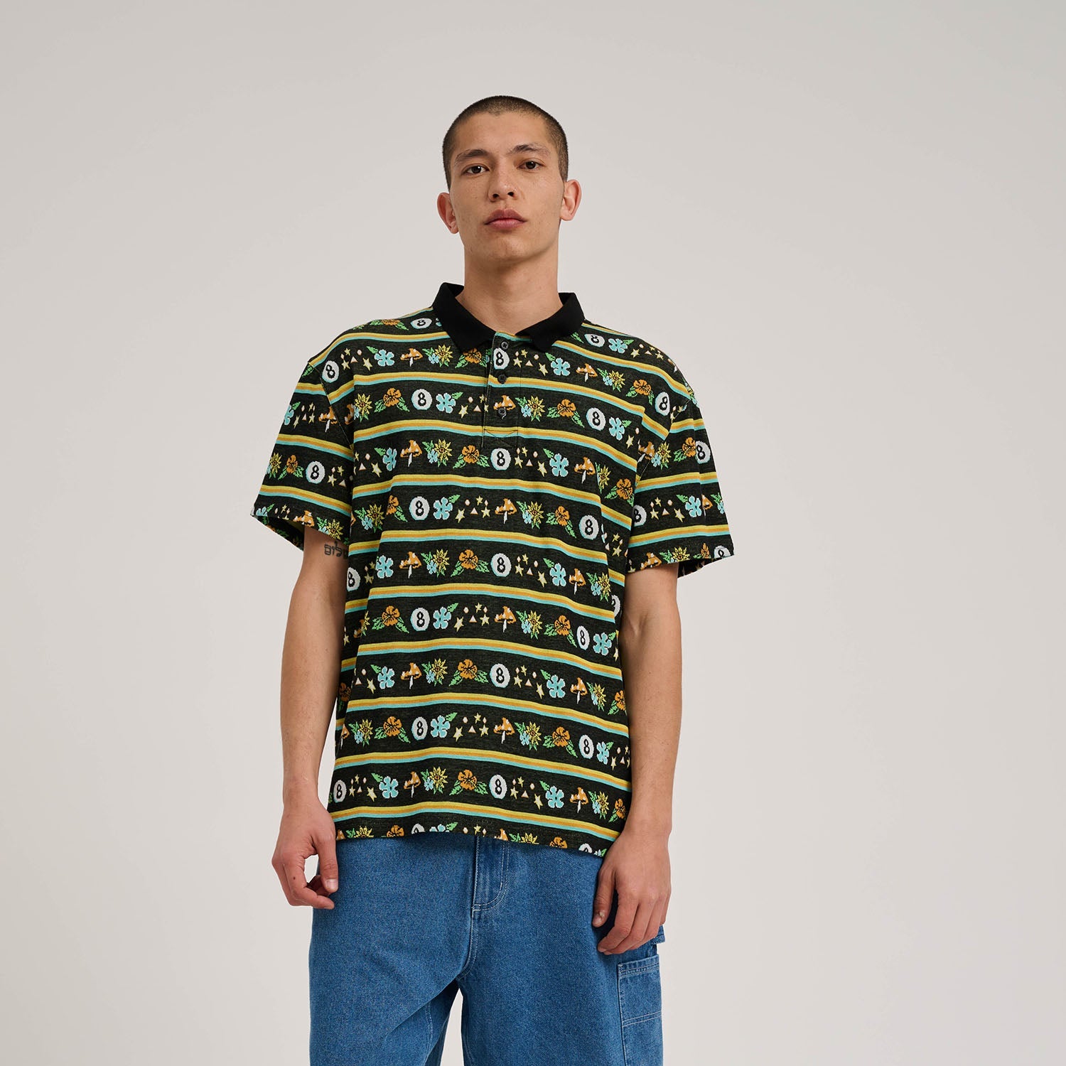 santa-cruz-skateboards-winkowski-trip-stripe-polo-polo-manica-corta image 3