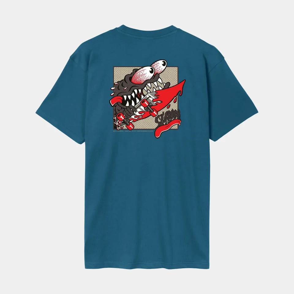 santa-cruz-skateboards-meek-slasher-box-t-shirt-uomo image 1