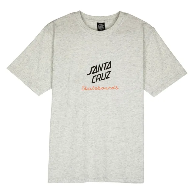 santa-cruz-skateboards-singular-script-center-t-shirt-maglietta-donna-loose-mani image 1