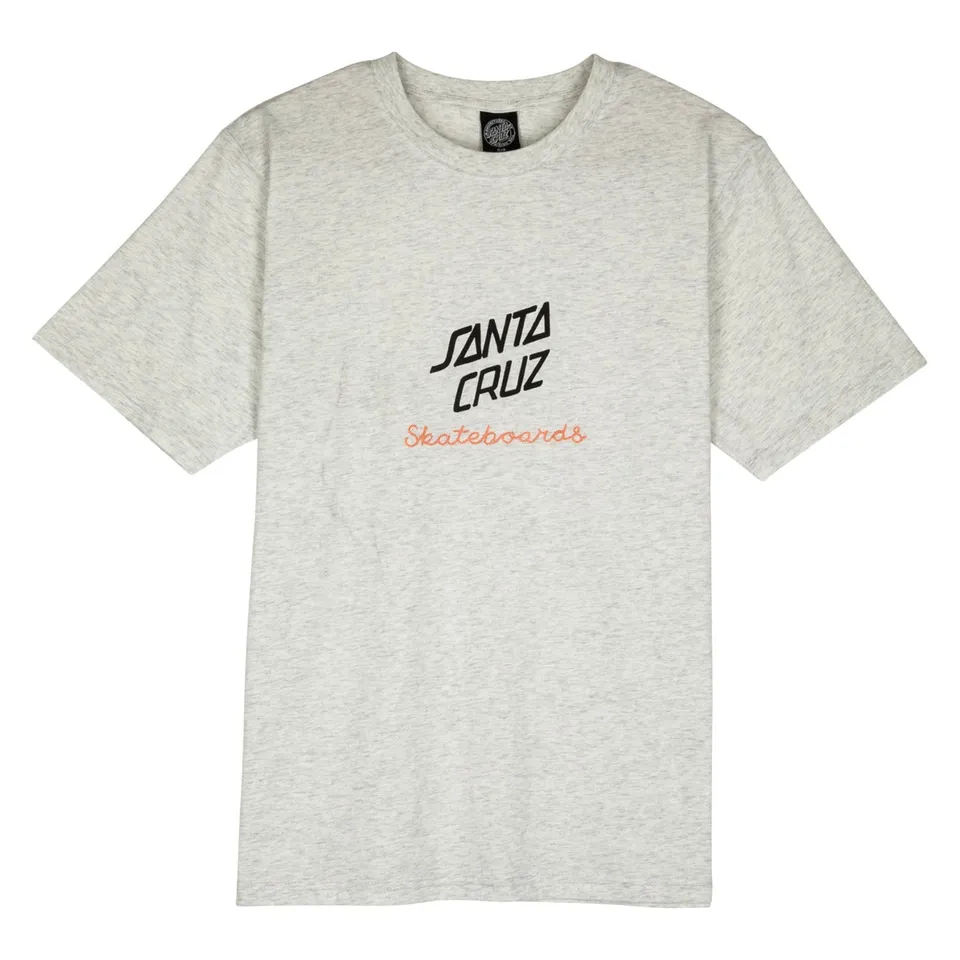 santa-cruz-skateboards-singular-script-center-t-shirt-maglietta-donna-loose-mani image 1