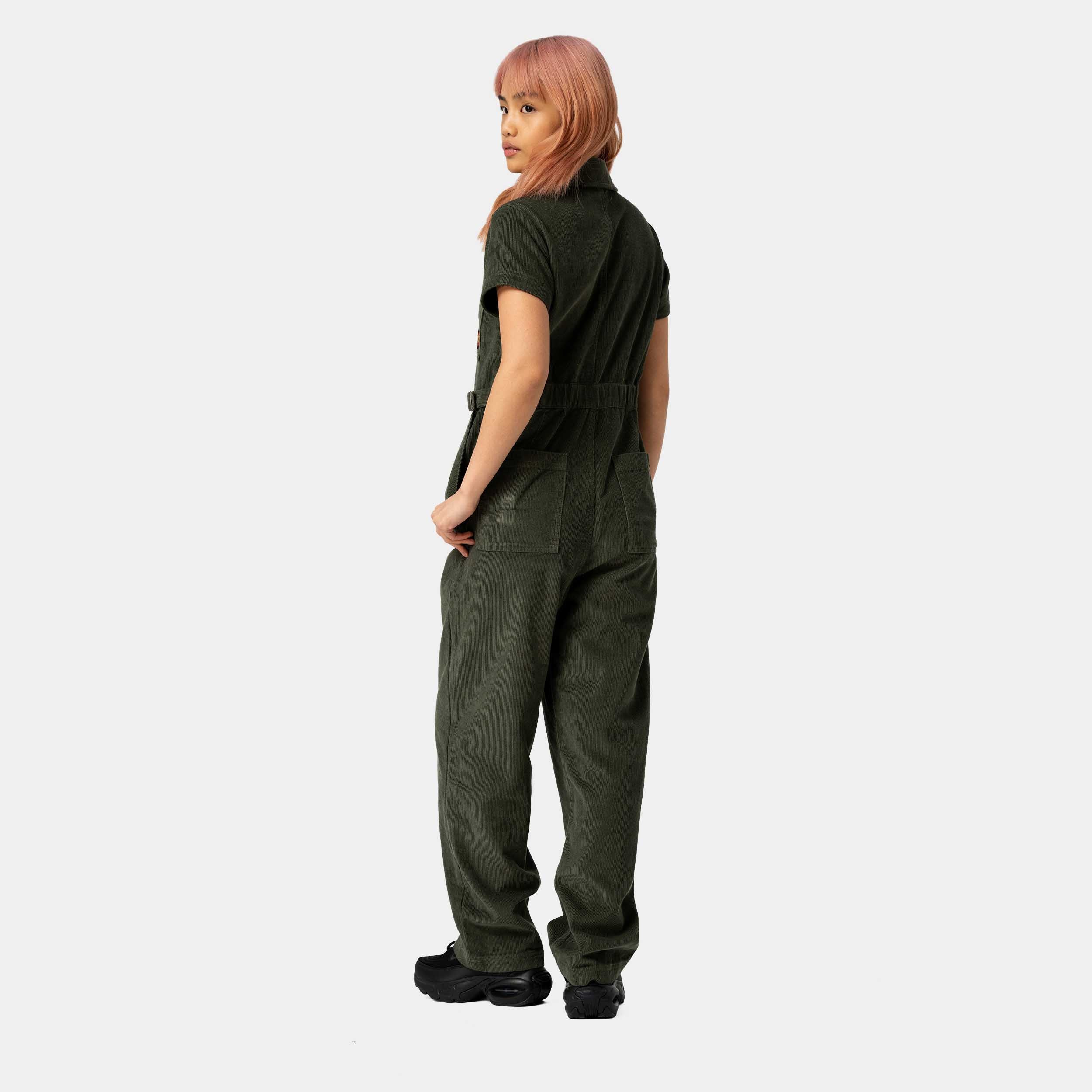 santa-cruz-skateboards-line-up-utility-tuta-jumpsuit-donna-in-velluto image 4