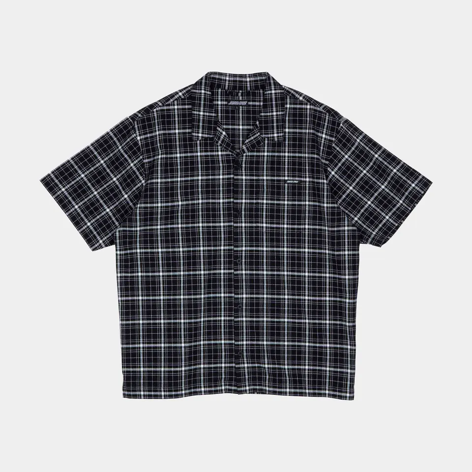 santa-cruz-skateboards-flint-camicia-manica-corta-uomo image 1