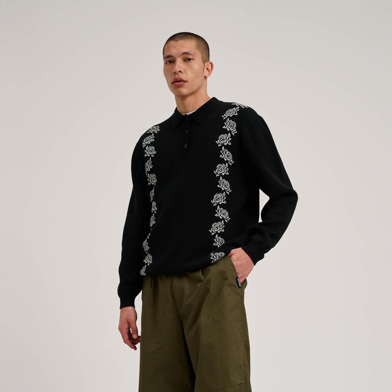 santa-cruz-skateboards-donnie-polo-knit-crew-polo-in-maglia-manica-lunga image 2