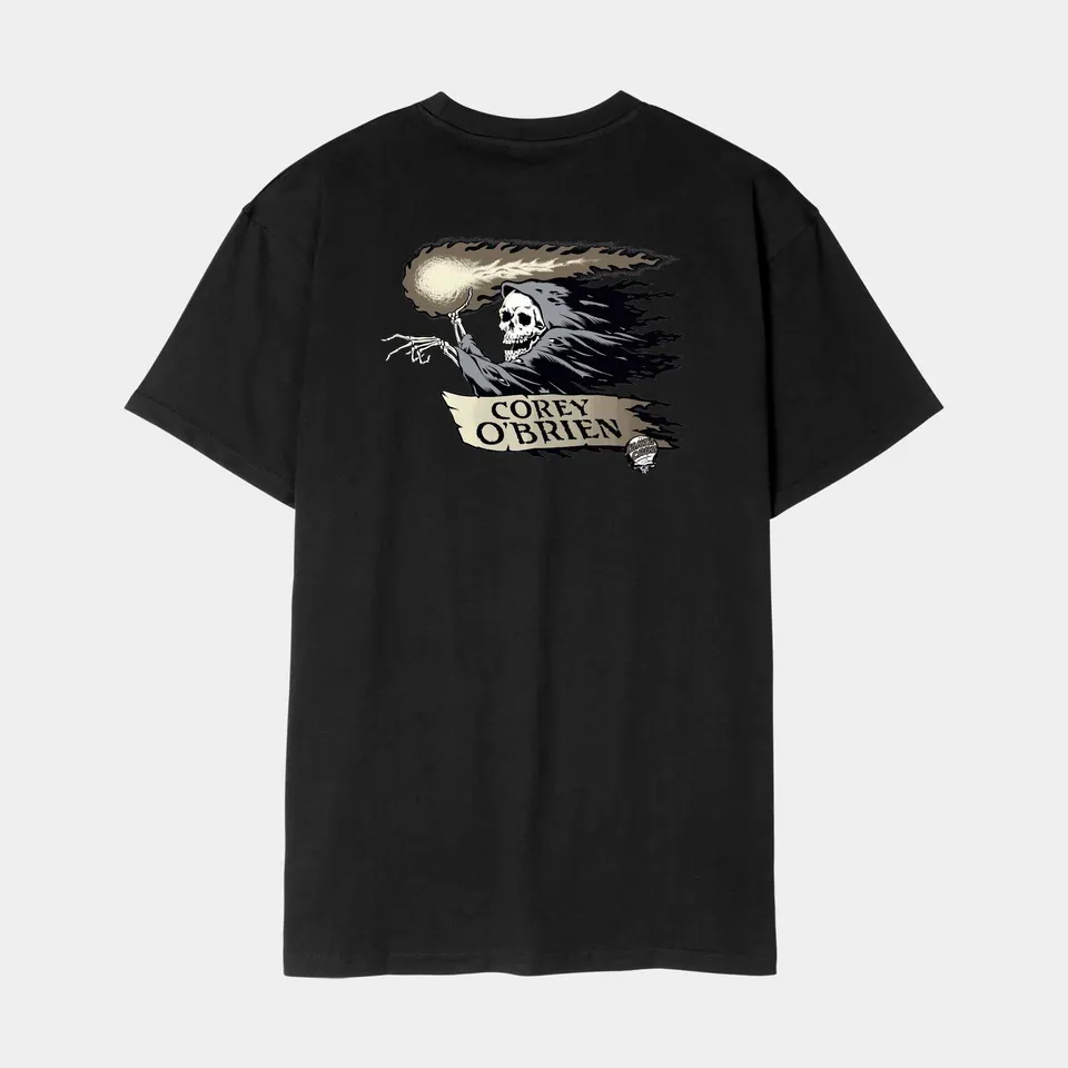 santa-cruz-skateboards-o-brien-reaper-t-shirt-maglietta-regular-fit image 1