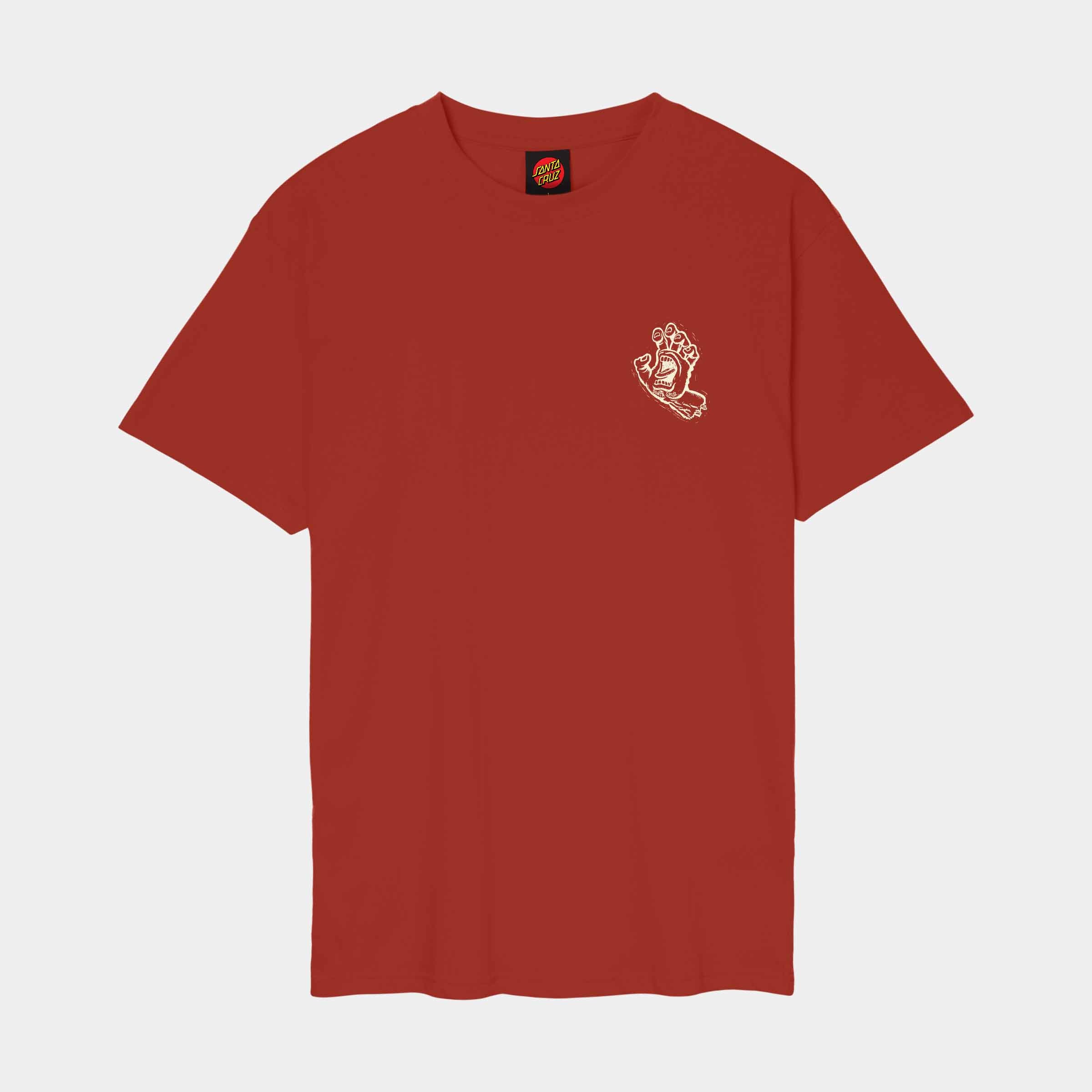 santa-cruz-skateboards-stamped-screaming-hand-t-shirt-t-shirt-uomo-cotone-organi image 2