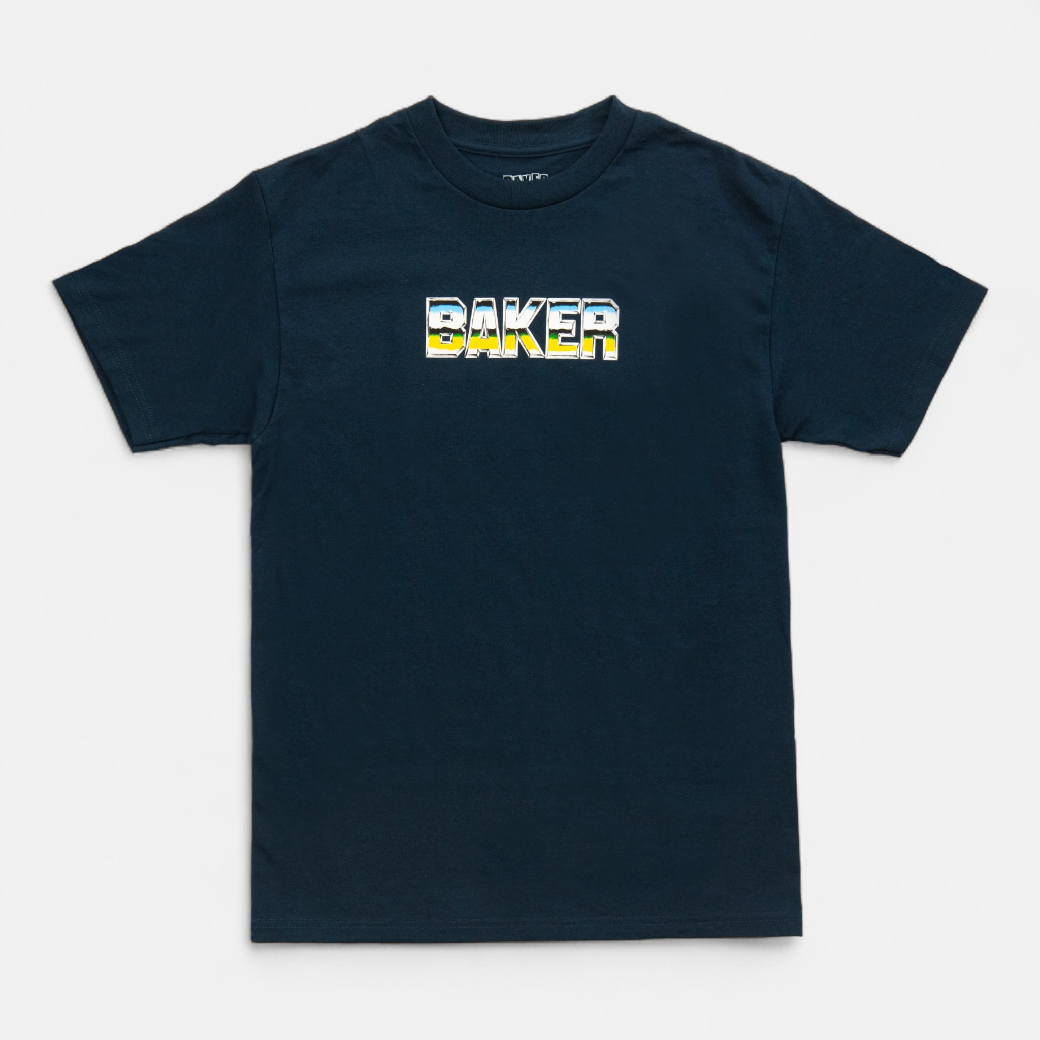 baker-skateboards-chome-zone-t-shirt-navy image 1