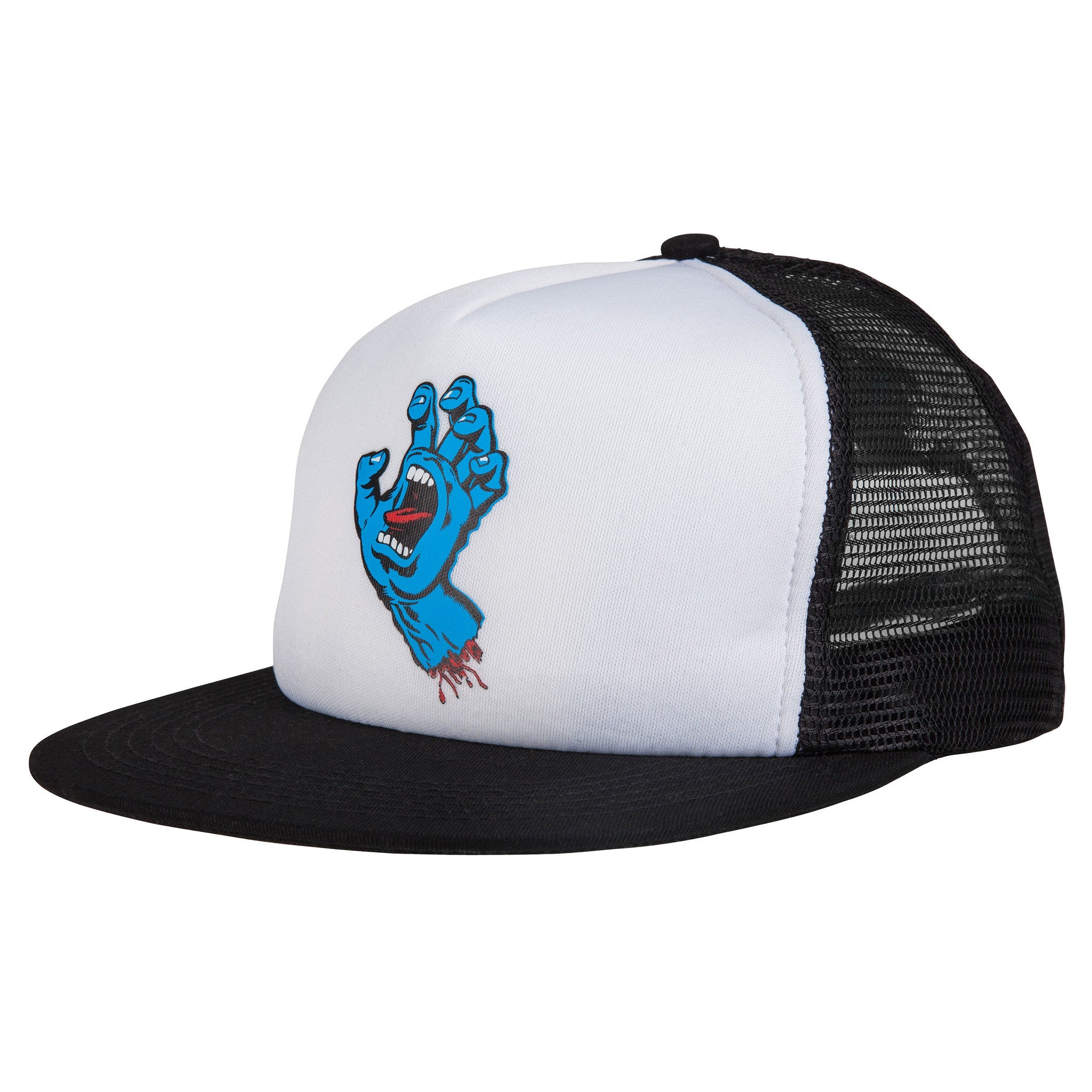 santa-cruz-skateboards-classic-hand-cappellino-mesh-trucker image 1