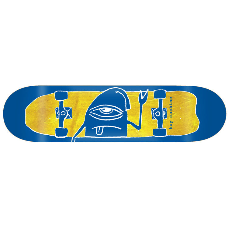 toy-machine-hello-sect-blue-8-00-tavola-skateboard-deck image 2