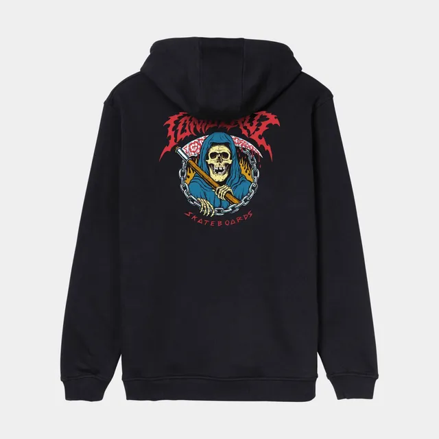 santa-cruz-skateboards-out-of-time-felpa-con-cappuccio image 1