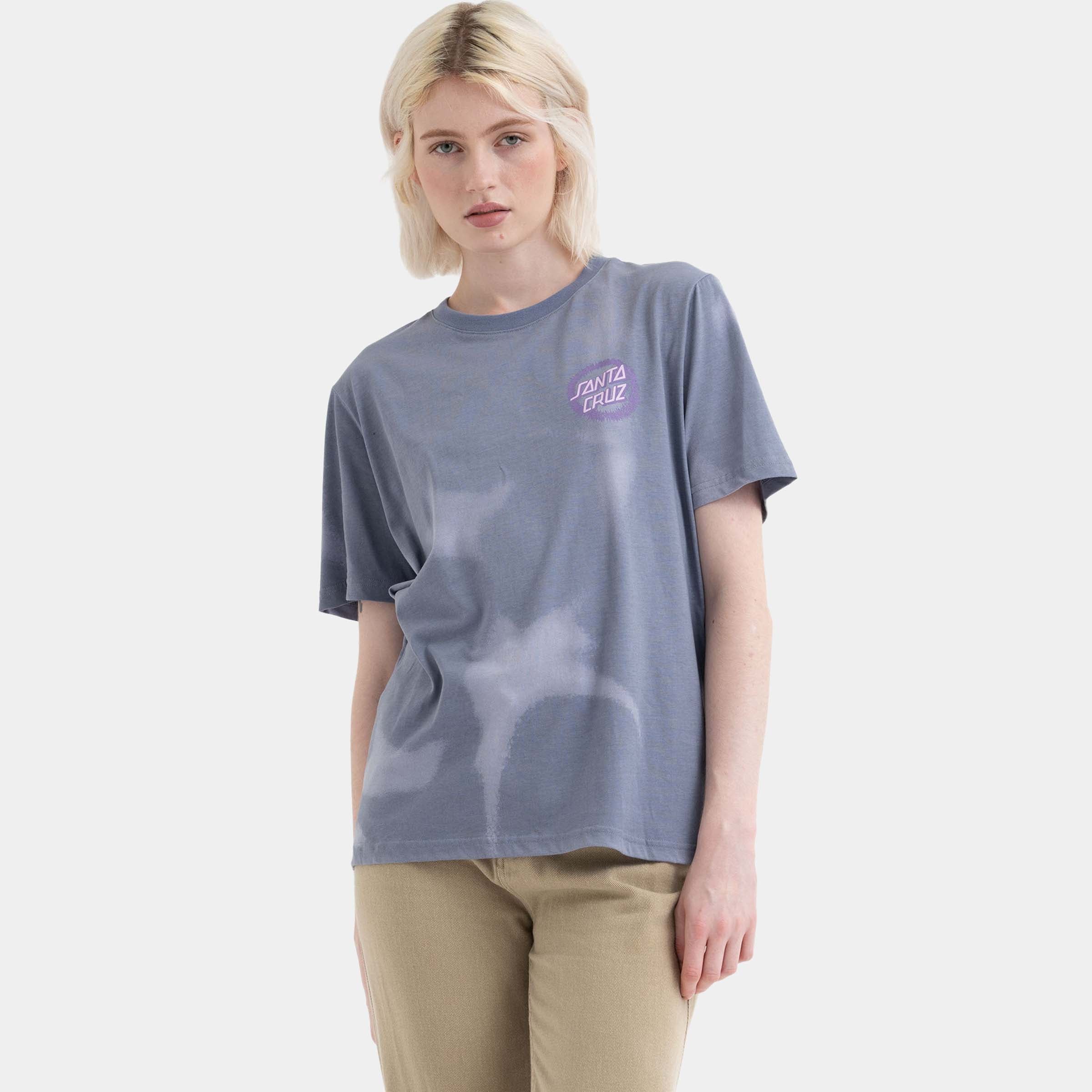 santa-cruz-skateboards-dizzy-dot-t-shirt-donna-loose-fit image 3