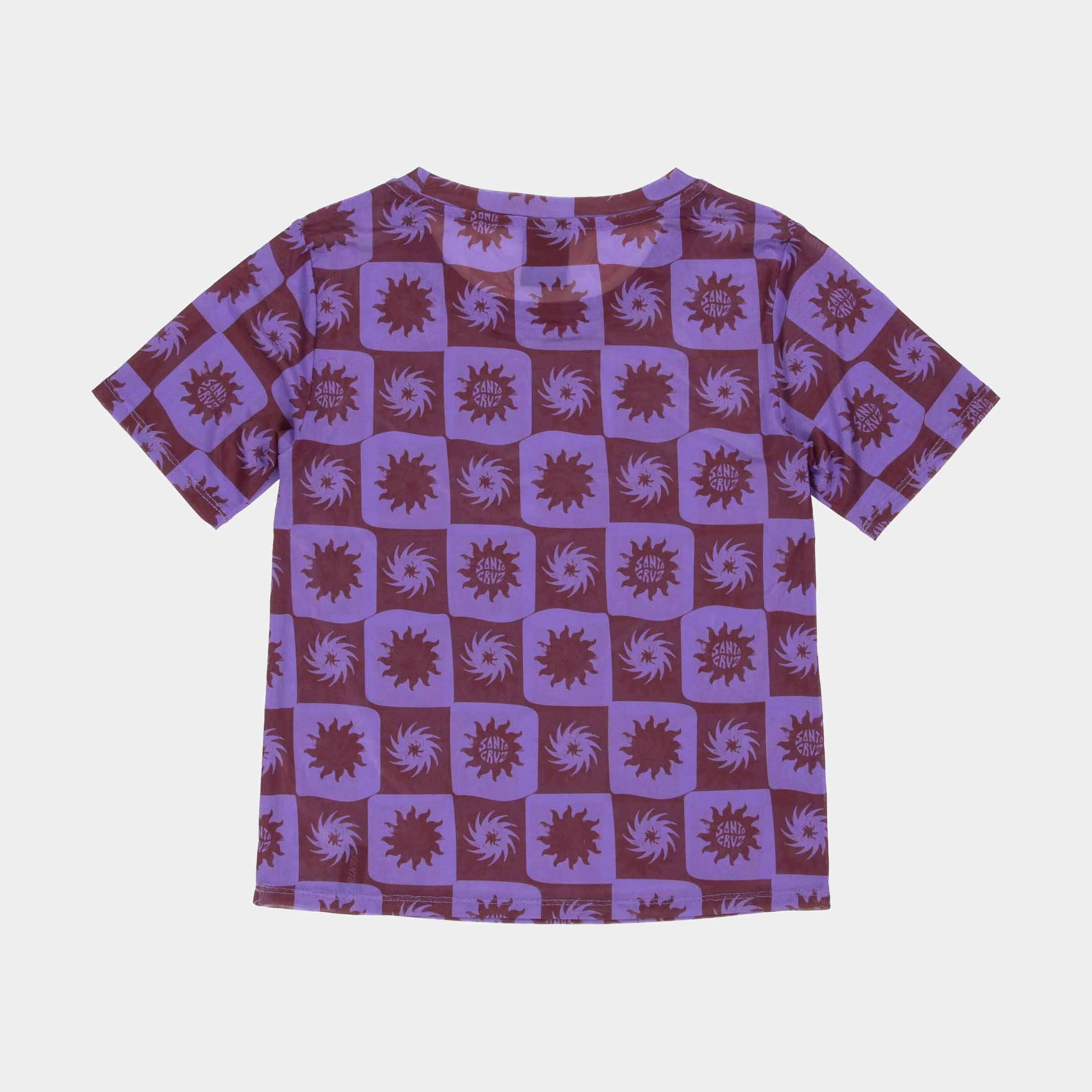 santa-cruz-skateboards-strip-digi-mesh-top-manica-corta-donna image 2