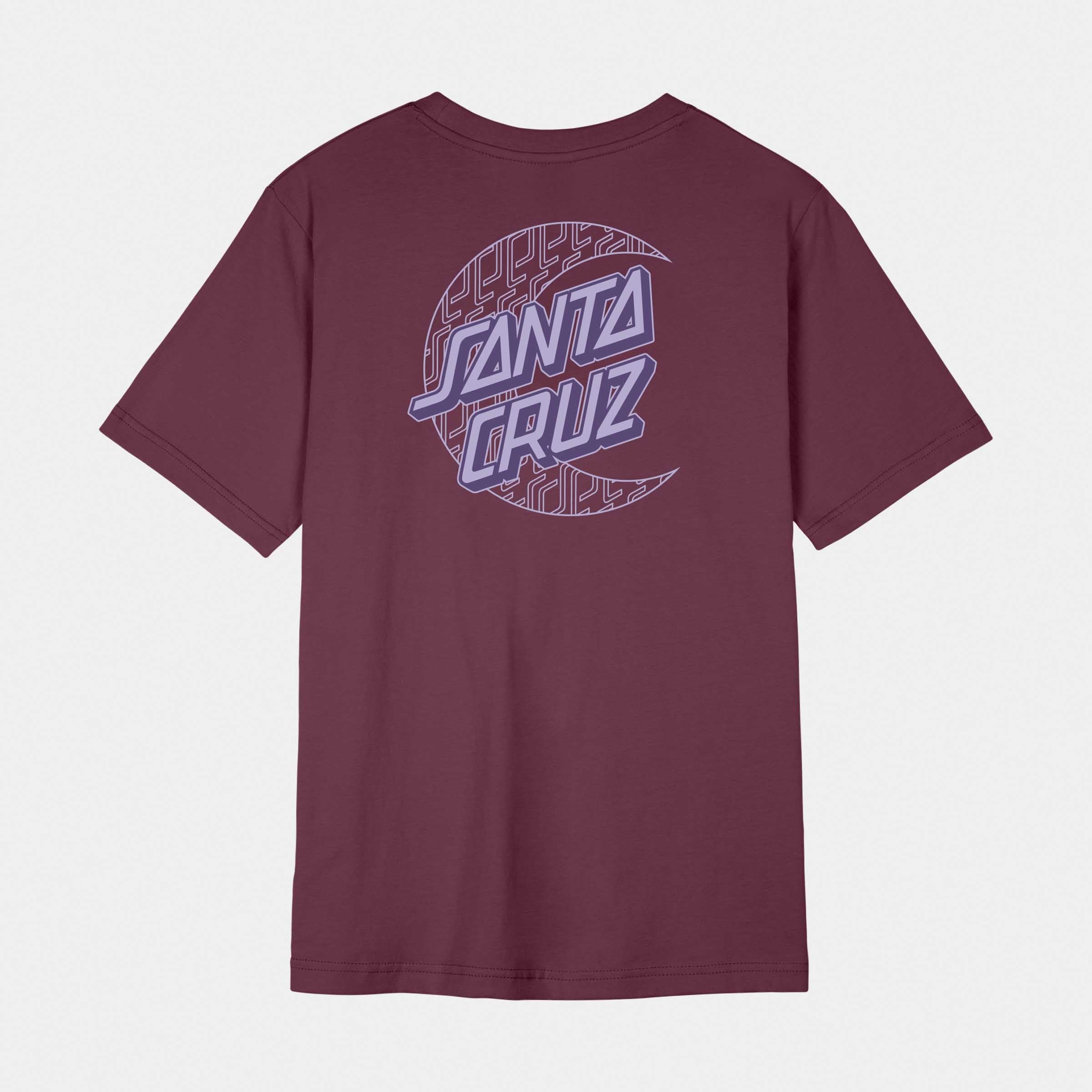 santa-cruz-skateboards-imprint-moon-dot-t-shirt-donna image 1