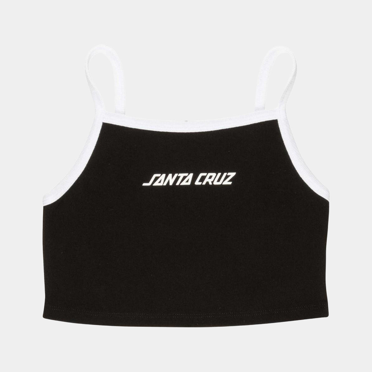 santa-cruz-skateboards-strip-contrast-vest-donna-canotta-cropped image 1