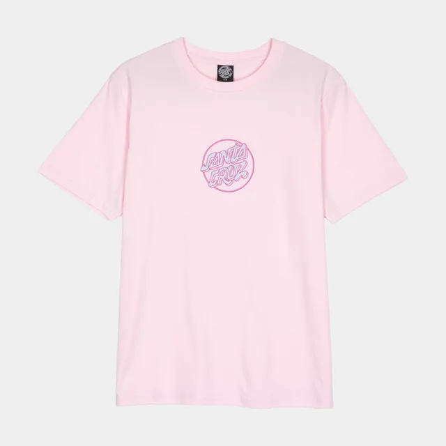 santa-cruz-skateboards-nouveau-dot-center-t-shirt-maglietta-donna-loose-con-rica image 1