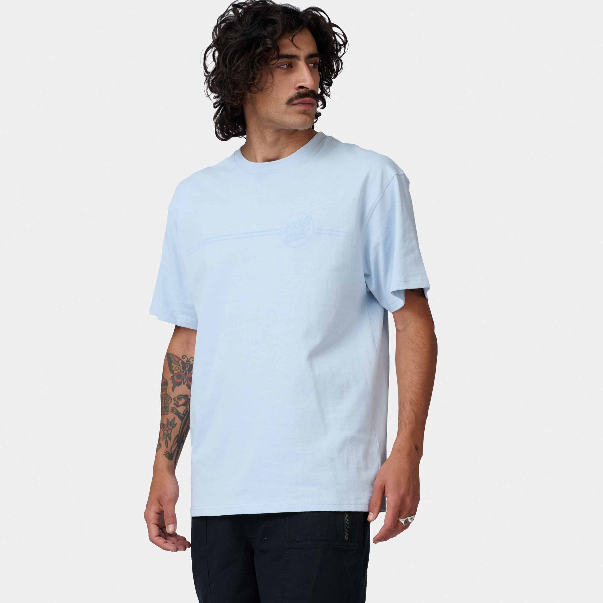 santa-cruz-skateboards-tonal-opus-dot-stripe-t-shirt-maglietta-loose-fit image 5