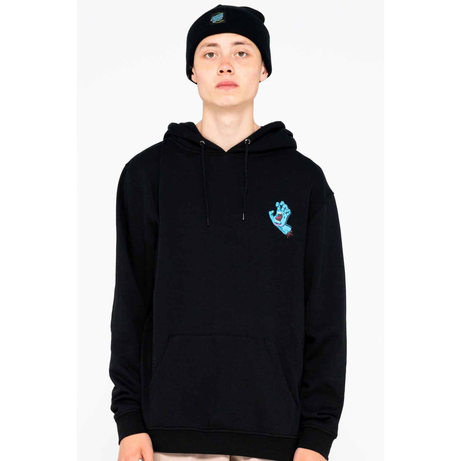 santa-cruz-skateboards-screaming-hand-hoodie-felpa-con-cappuccio image 4