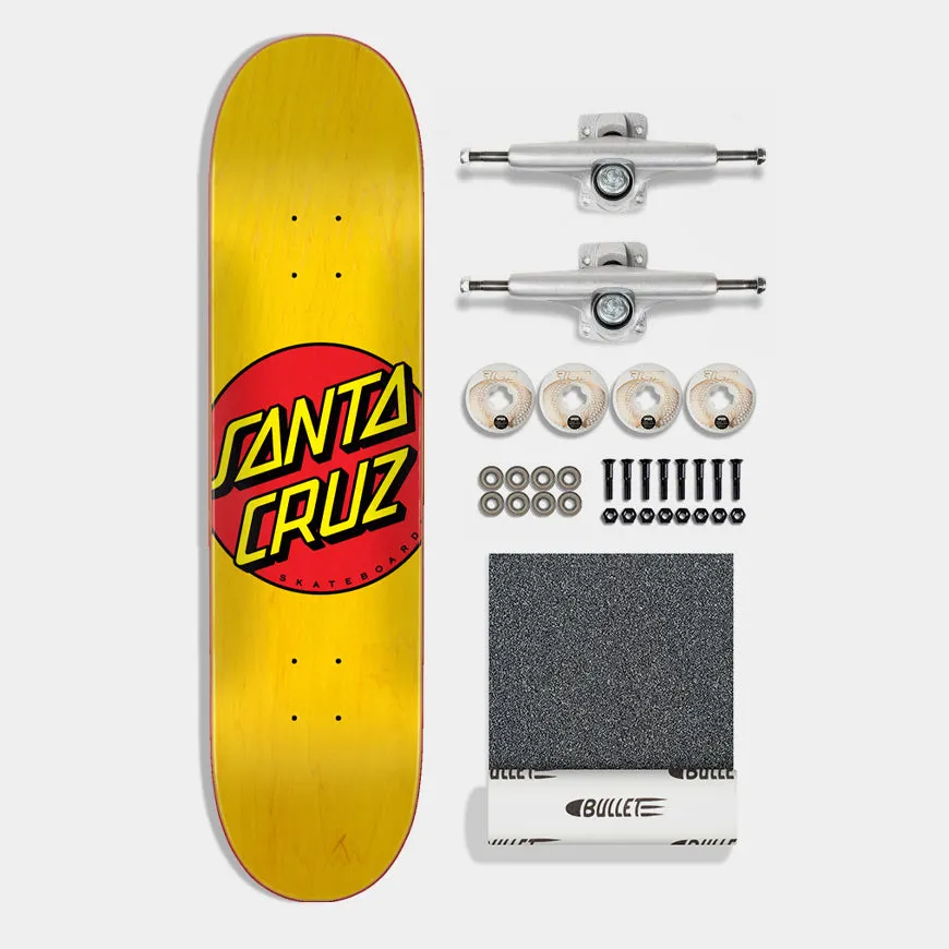 santa-cruz-skateboards-classic-dot-kit-completo-fai-da-te-7-75in-x-31-61in-con-b image 1
