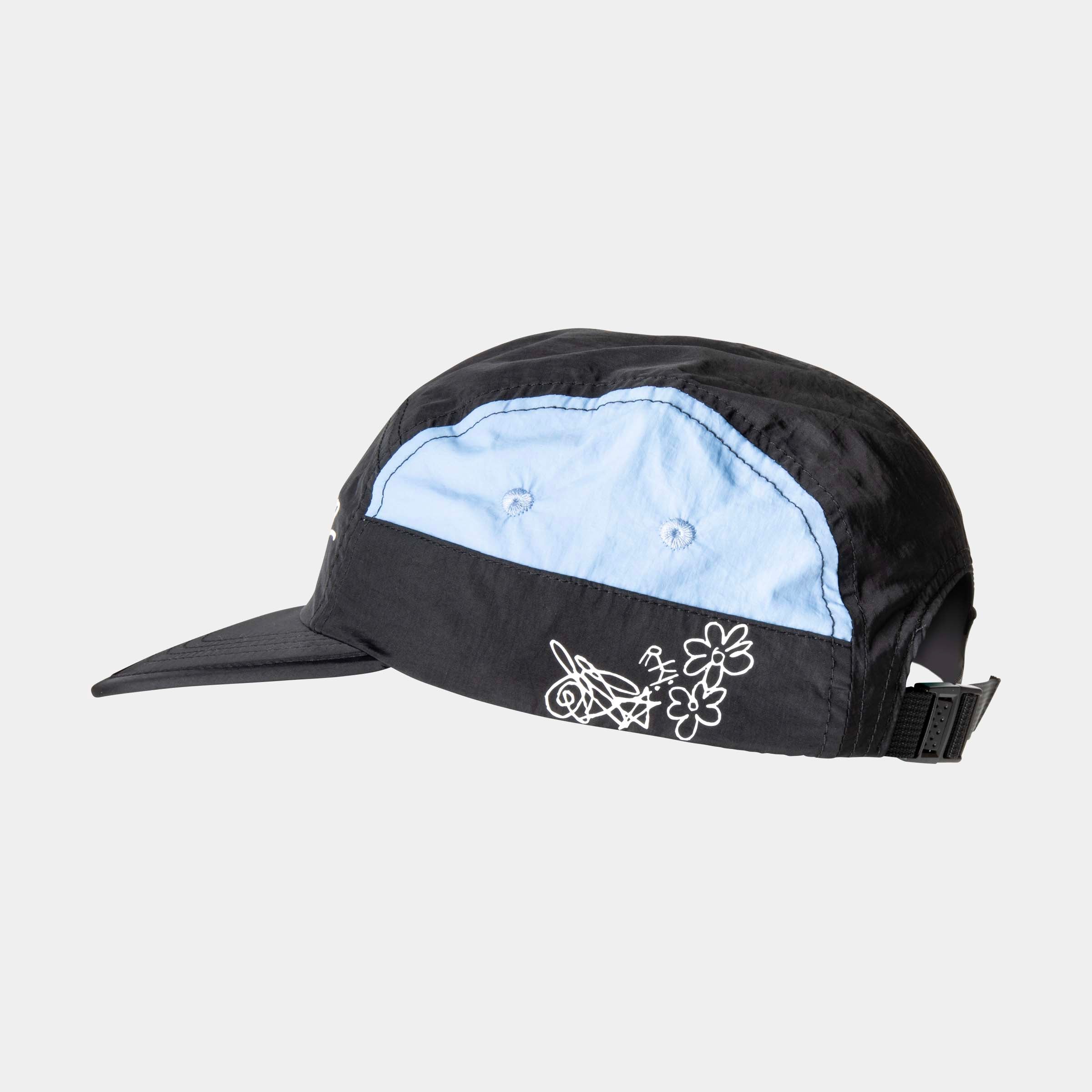 santa-cruz-skateboards-artificial-scribble-camp-cap-cappellino-5-pannelli-in-nyl image 3