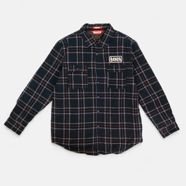 baker-skateboards-crust-flannel-jacket-giacca-flanella-imbottita image 1