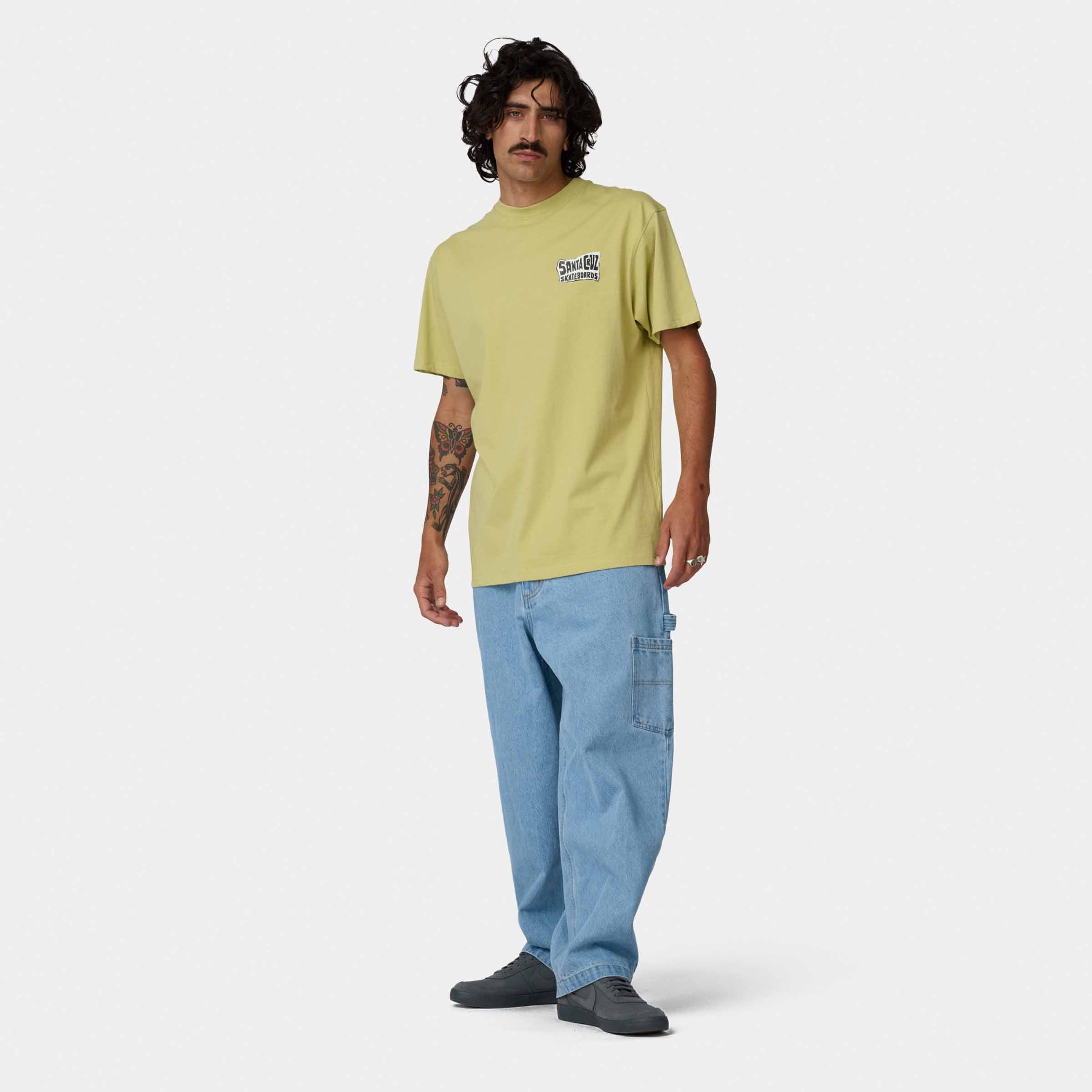 santa-cruz-skateboards-collage-hand-t-shirt-uomo-cotone-organico image 4