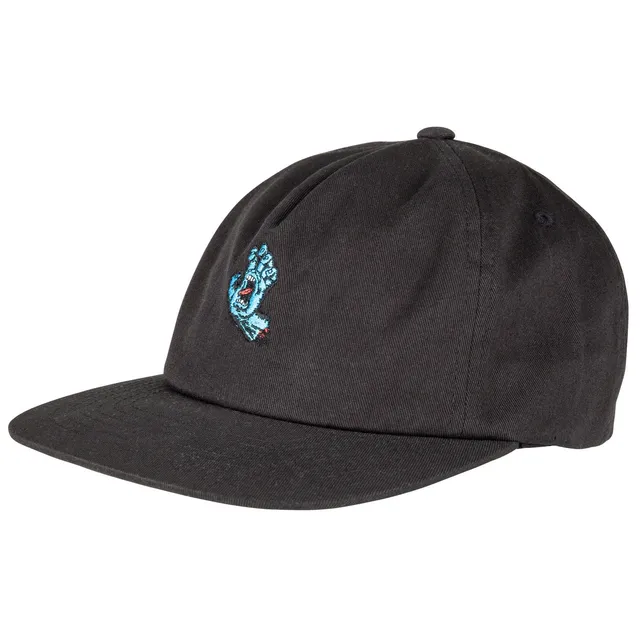 santa-cruz-skateboards-screaming-mini-hand-cap-cappello-dad-hat-6-pannelli image 1