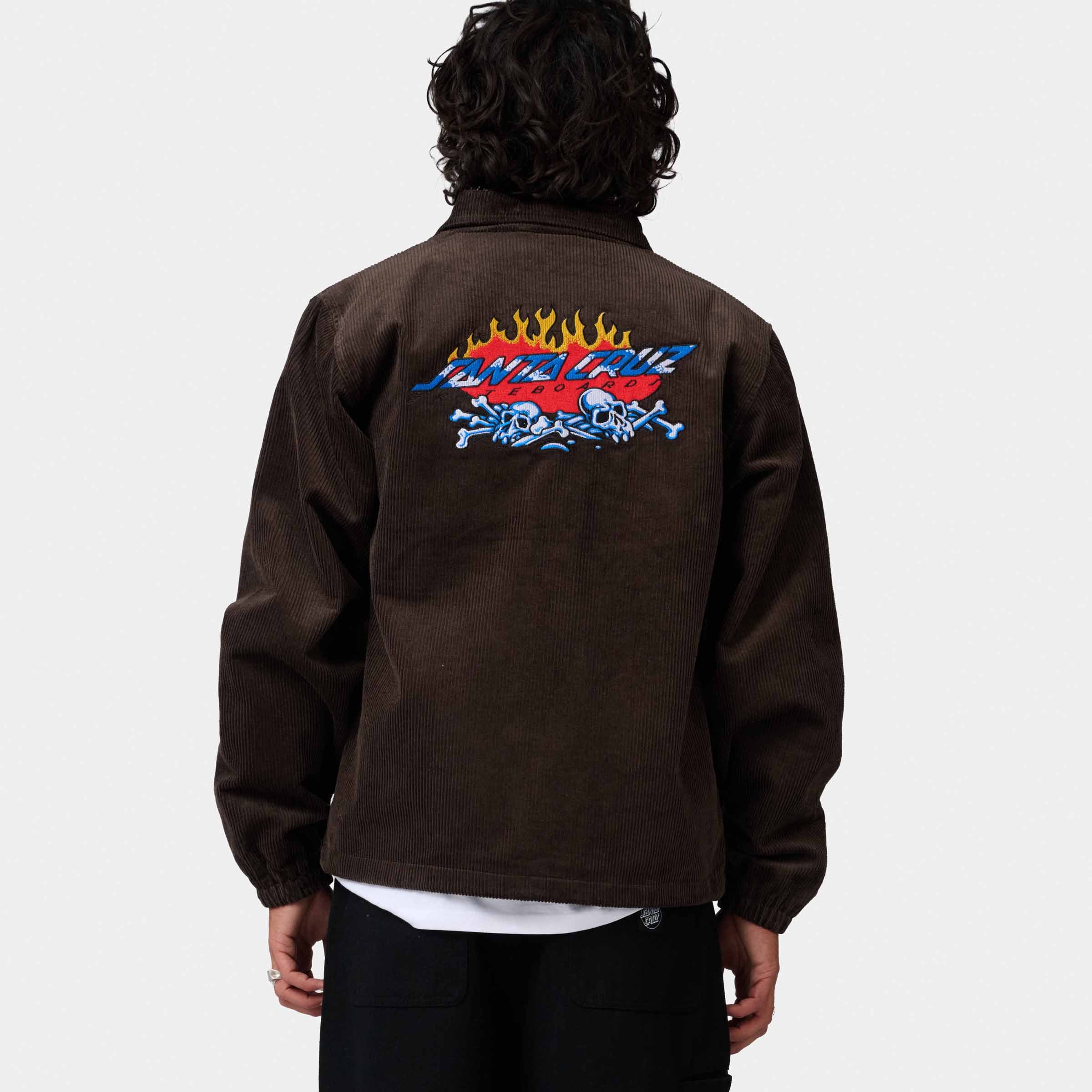 santa-cruz-skateboards-salba-voodoo-pit-giacca-coach-corduroy image 4