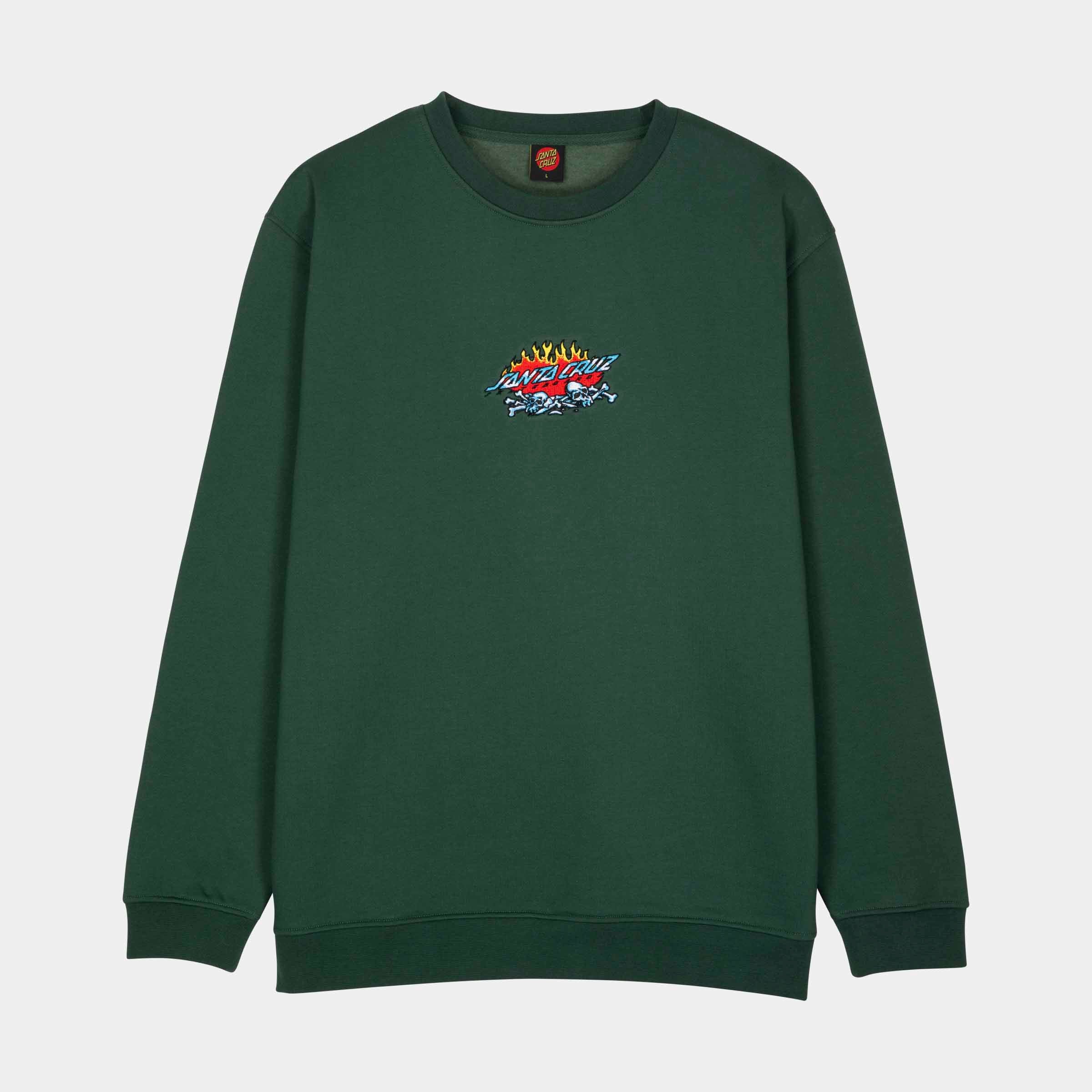 santa-cruz-skateboards-salba-voodoo-pit-felpa-crew-loose-fit image 1