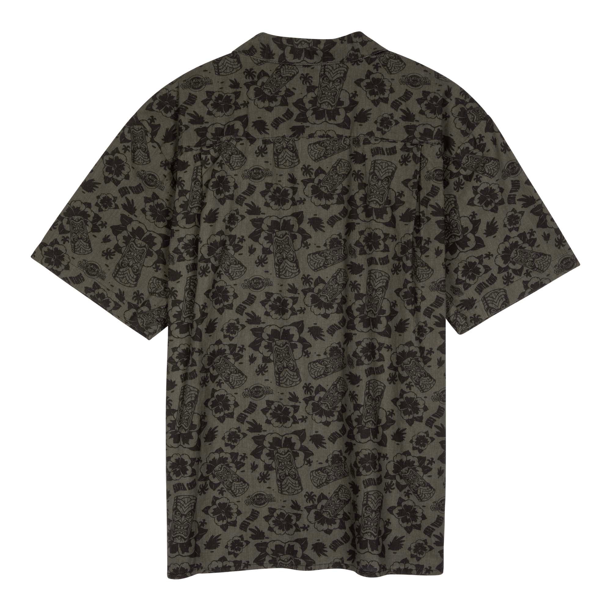 santa-cruz-skateboards-roskopp-voodoo-room-camicia-manica-corta-boxy image 2
