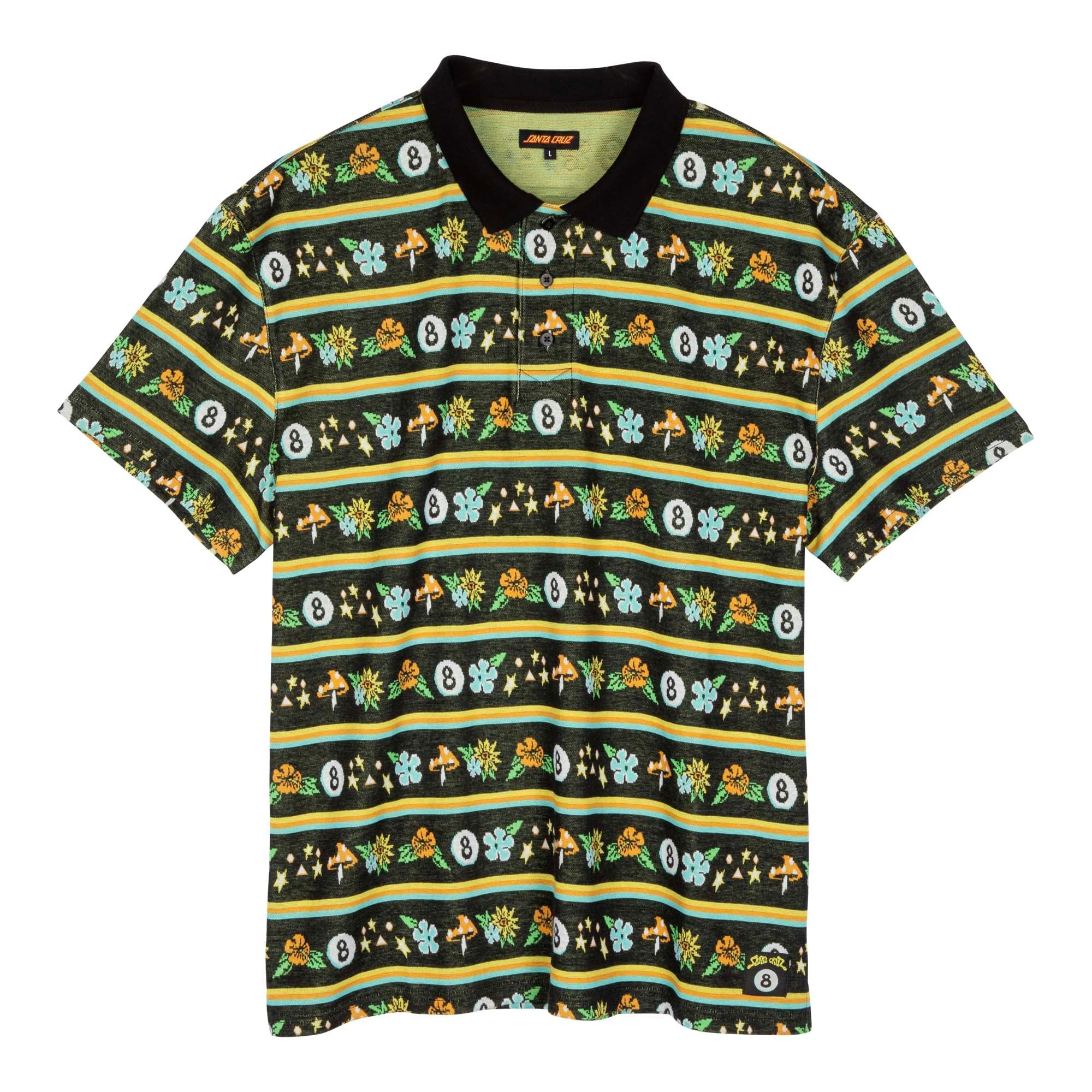 santa-cruz-skateboards-winkowski-trip-stripe-polo-polo-manica-corta image 1