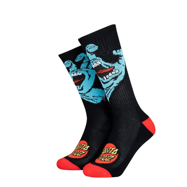 santa-cruz-skateboards-youth-screaming-hand-sock-calzino image 1