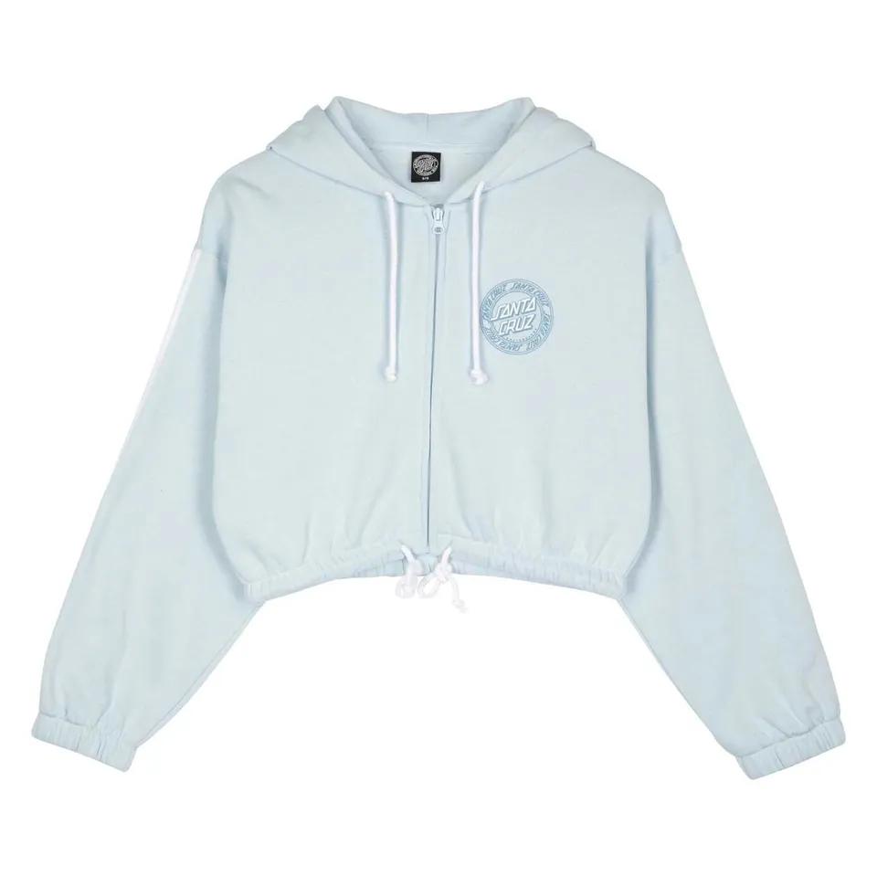 santa-cruz-skateboards-check-outline-ringed-dot-zip-felpa-con-zip-donna image 1