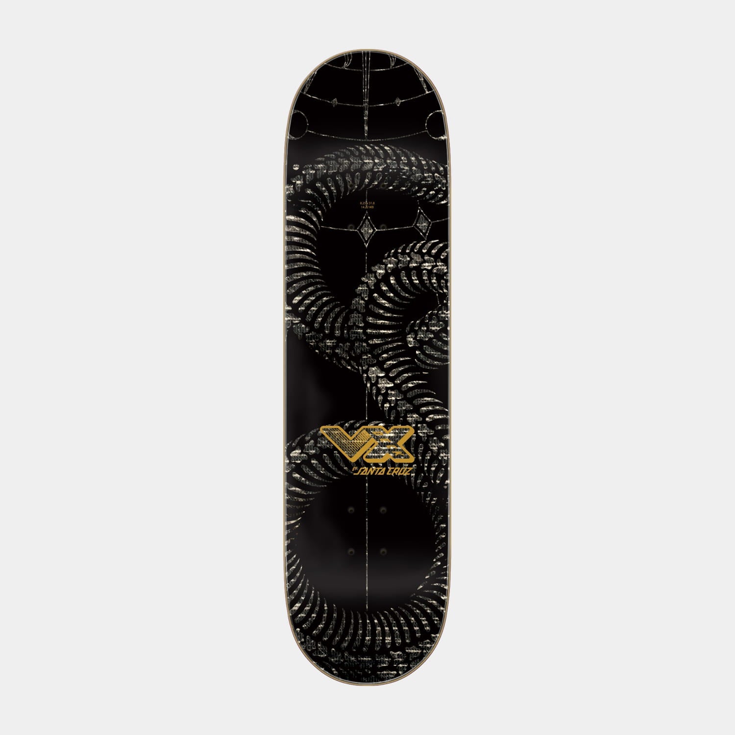 santa-cruz-skateboards-mccoy-snakes-vx-twin-tavola-skateboard-8-25in-x-31-83in image 2