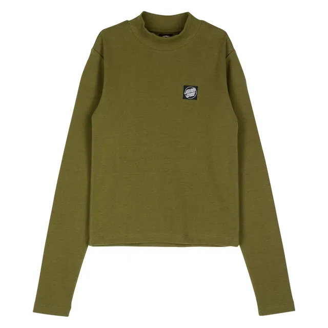 santa-cruz-skateboards-opus-dot-top-manica-lunga-collo-alto-donna image 1