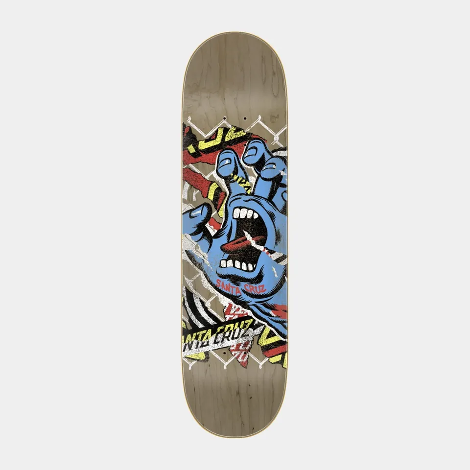 santa-cruz-skateboards-damaged-hand-tavola-skateboard-8-25in-x-31-8in image 1