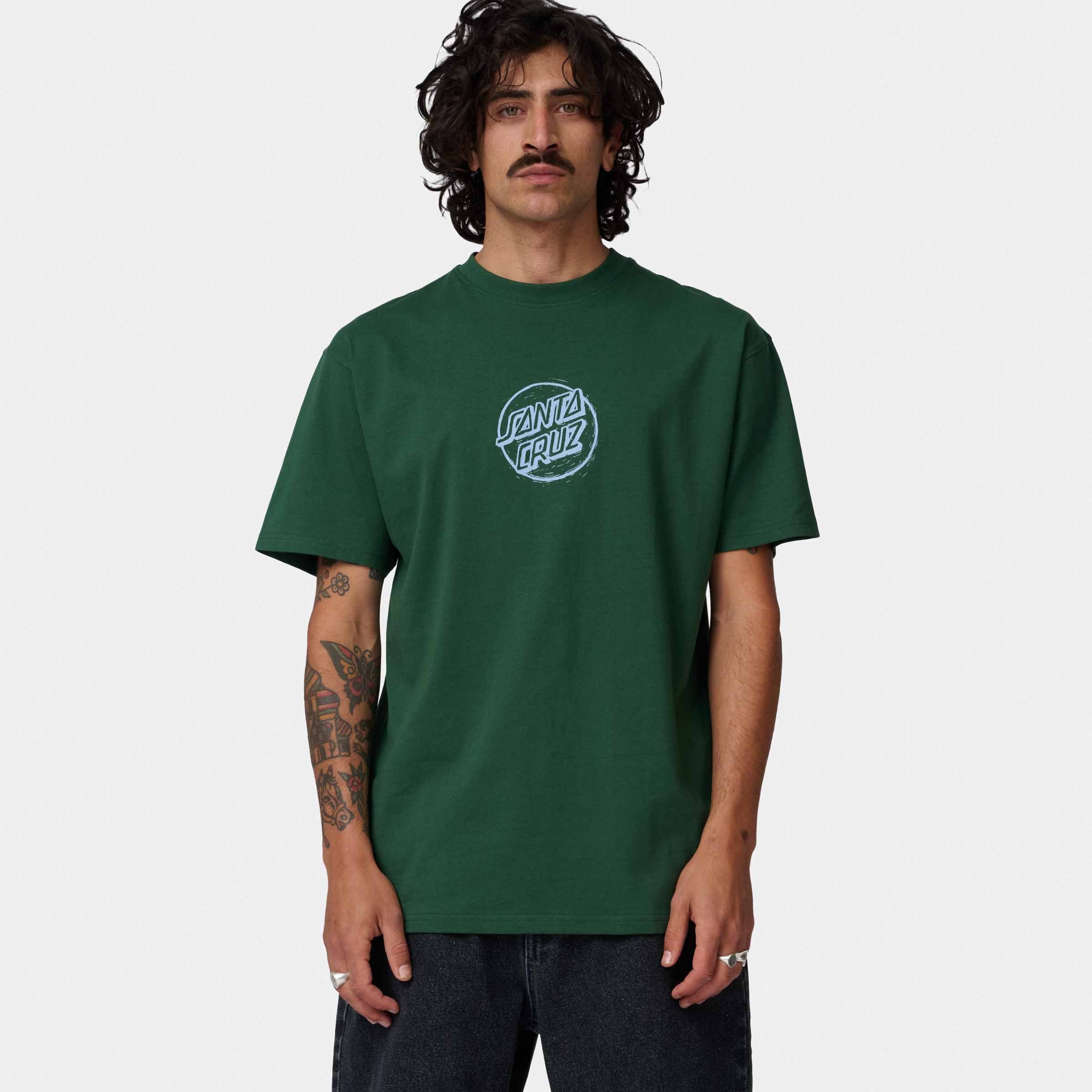 santa-cruz-skateboards-stamped-opus-t-shirt-uomo-cotone-organico image 2