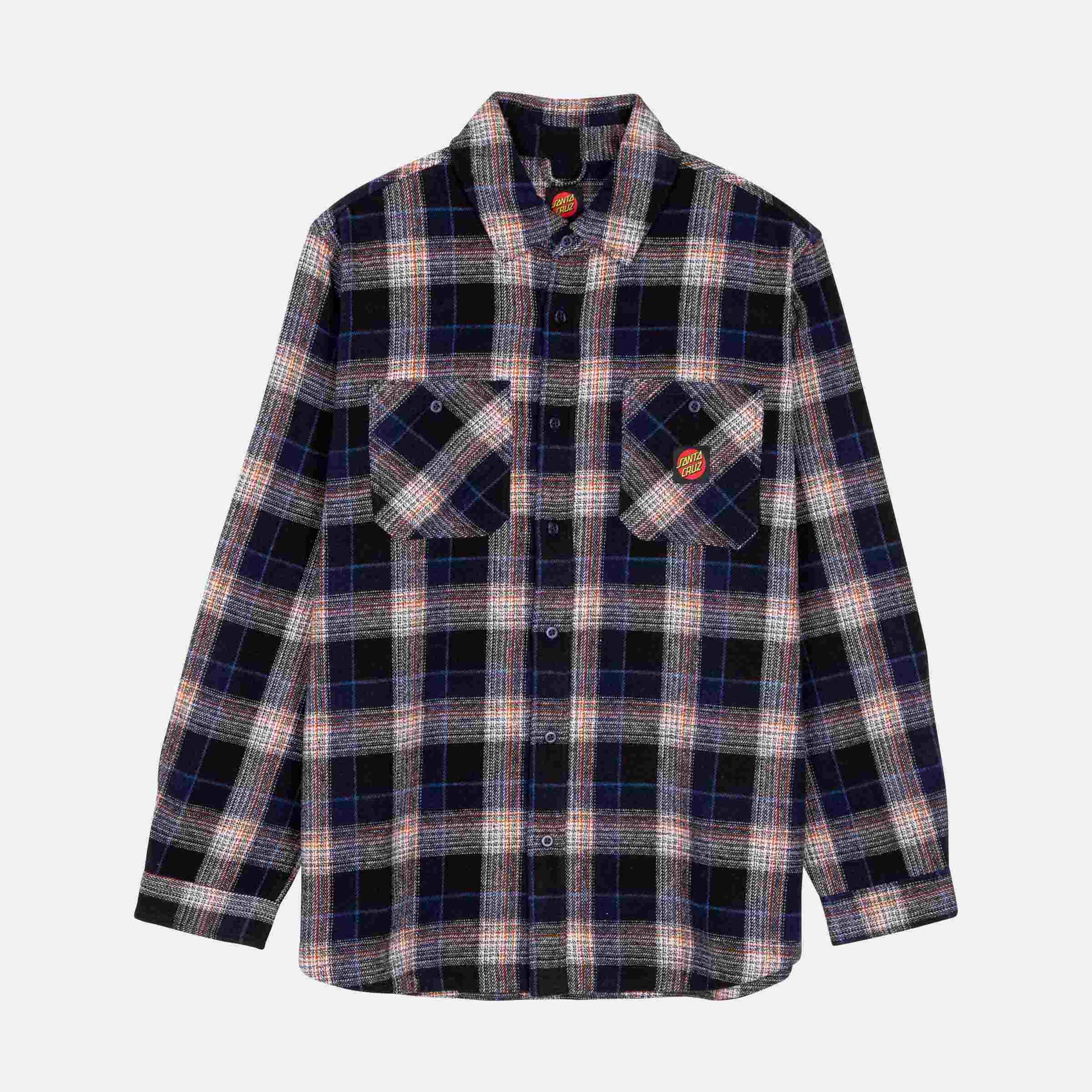 santa-cruz-skateboards-apex-shirt-camicia-flanella-manica-lunga image 1