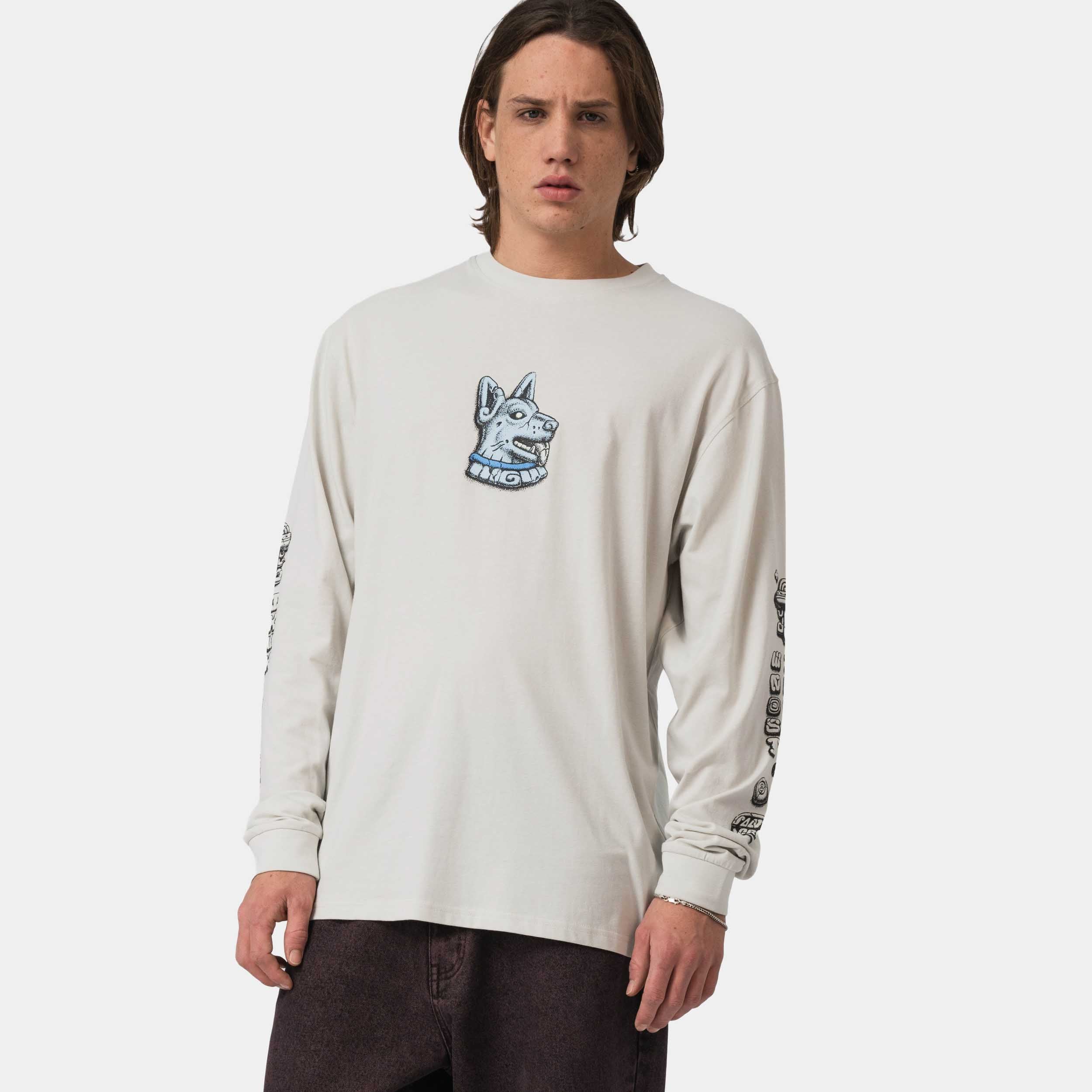 santa-cruz-skateboards-winkowski-dog-long-sleeve-t-shirt image 2