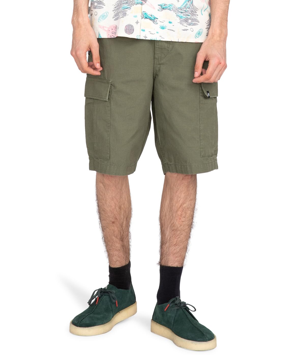 element-legion-cargo-pantaloncini-uomo-in-ripstop-cotone image 1
