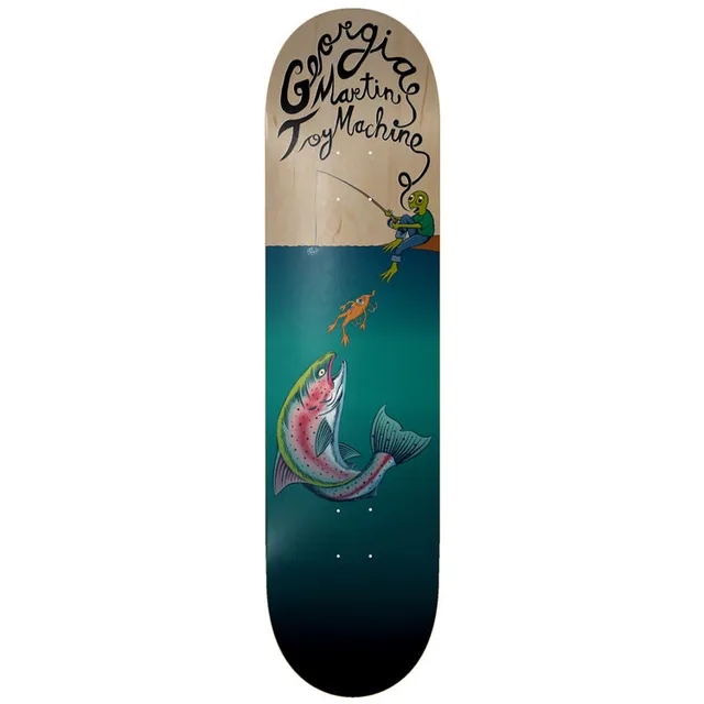 toy-machine-georgia-martin-fishing-8-25-tavola-skateboard-deck image 1