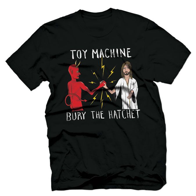 toy-machine-bury-the-hatchet-tee-t-shirt-skate image 1