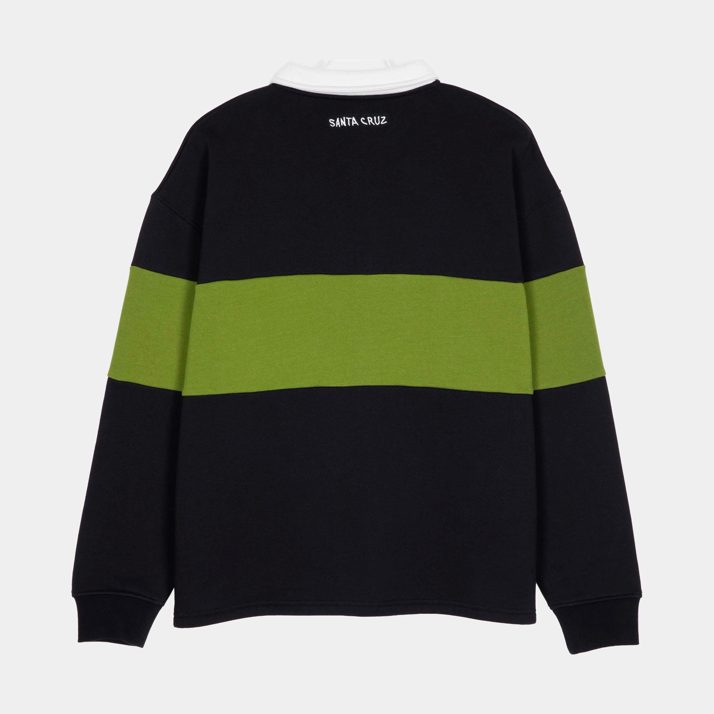 santa-cruz-skateboards-screaming-mini-flame-felpa-1-4-zip-regular-fit image 2