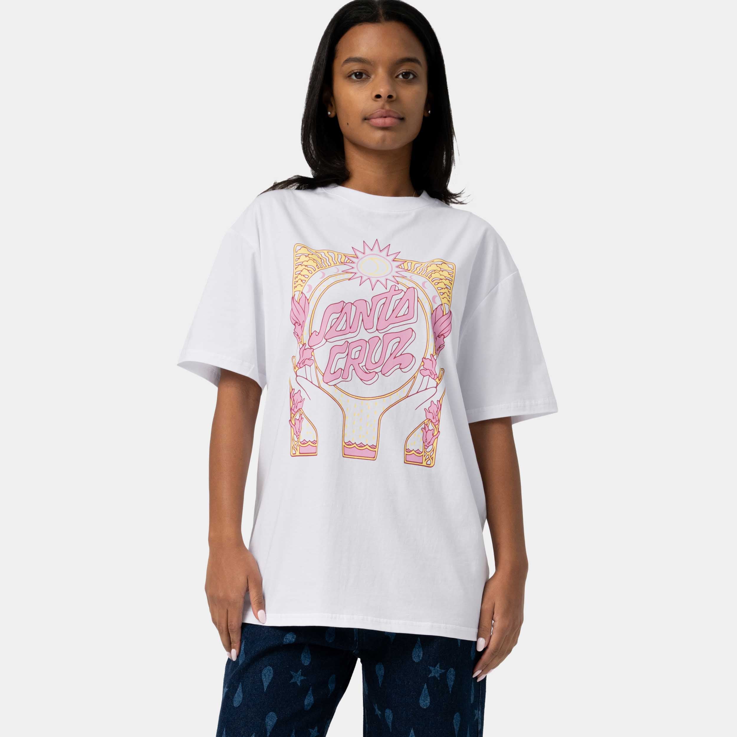 santa-cruz-skateboards-nouveau-t-shirt-donna-front-print-relaxed-fit image 2