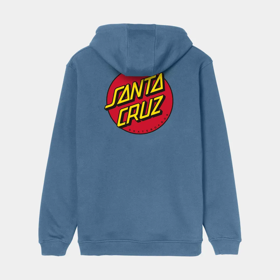 santa-cruz-skateboards-classic-dot-chest-hoodie-felpa-cappuccio image 1