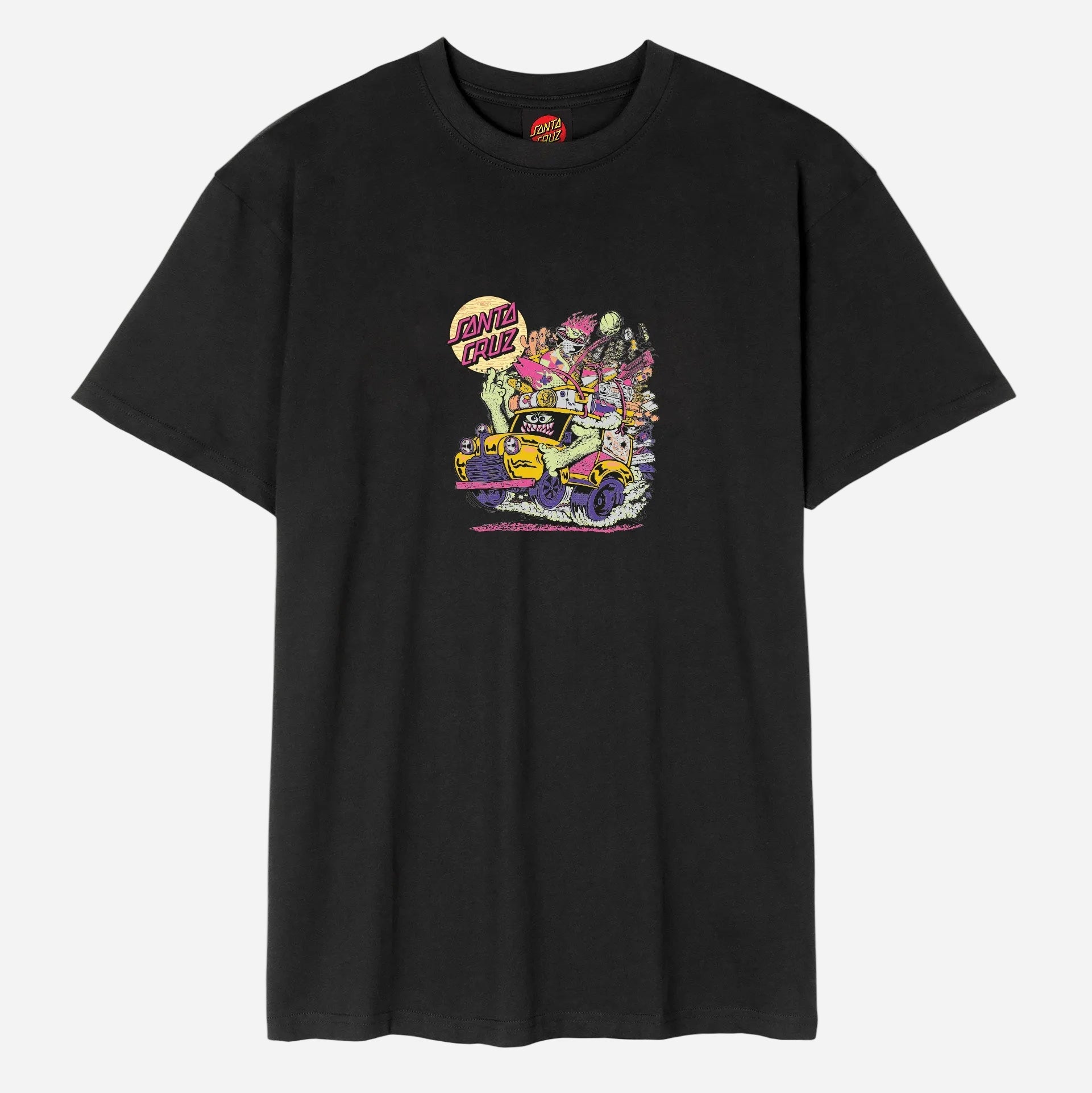 santa-cruz-skateboards-johnson-beast-wagon-t-shirt-uomo image 1