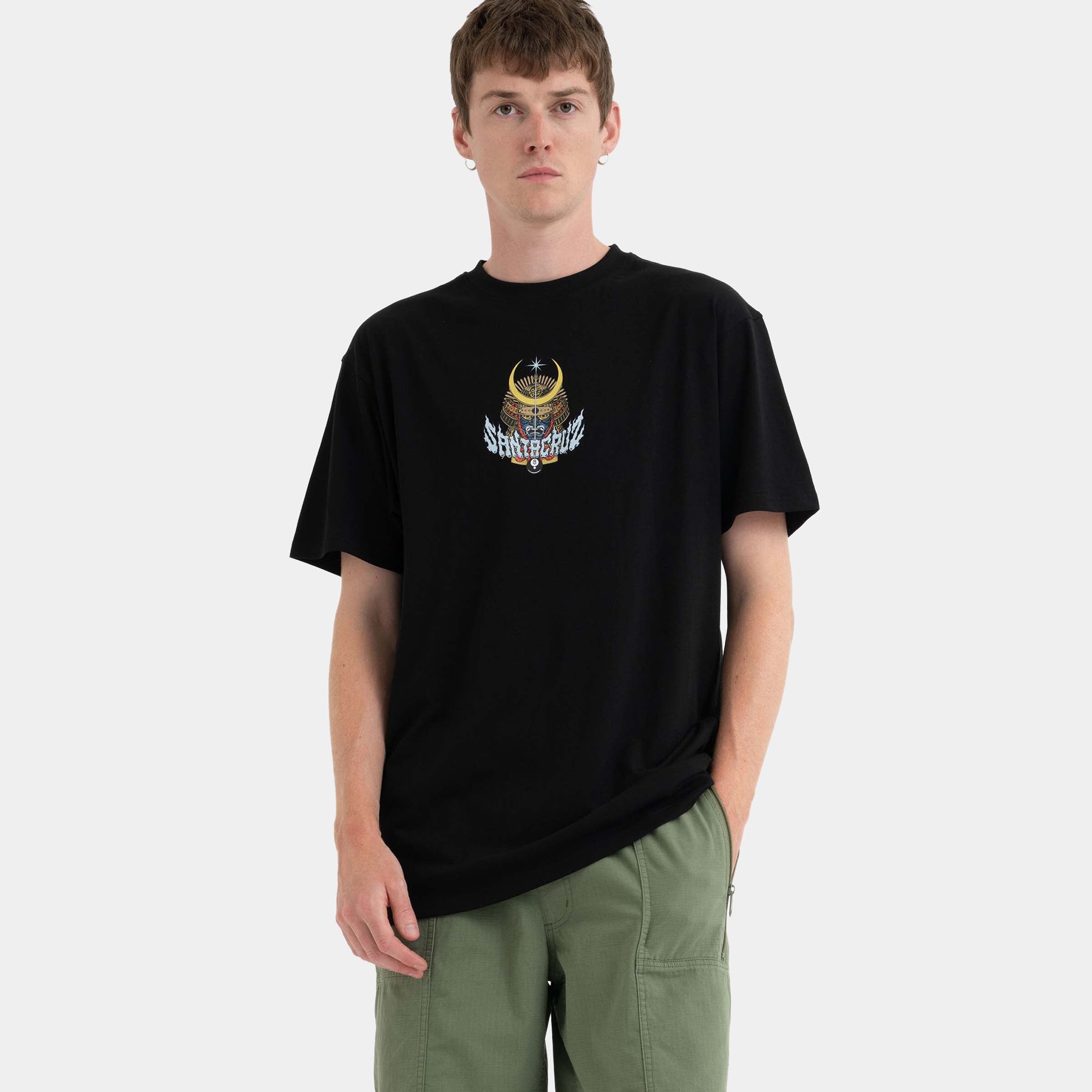 santa-cruz-skateboards-winkowski-samurai-t-shirt-maglietta-uomo-regular image 2