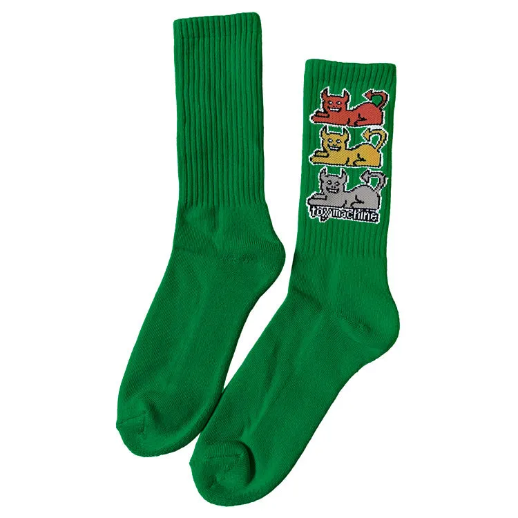 toy-machine-triple-cat-calzini-sock image 1