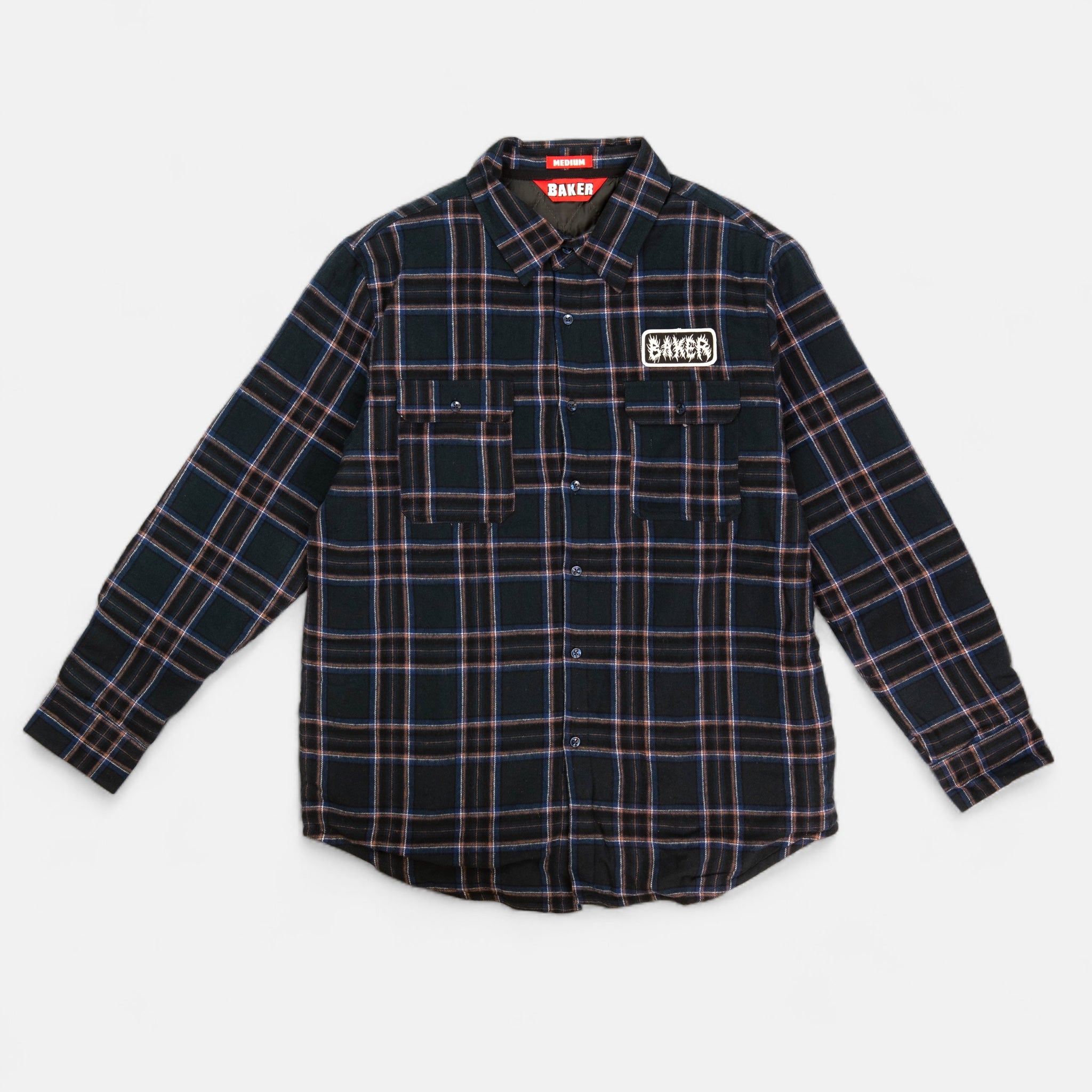 baker-skateboards-crust-flannel-jacket-giacca-flanella-imbottita image 1