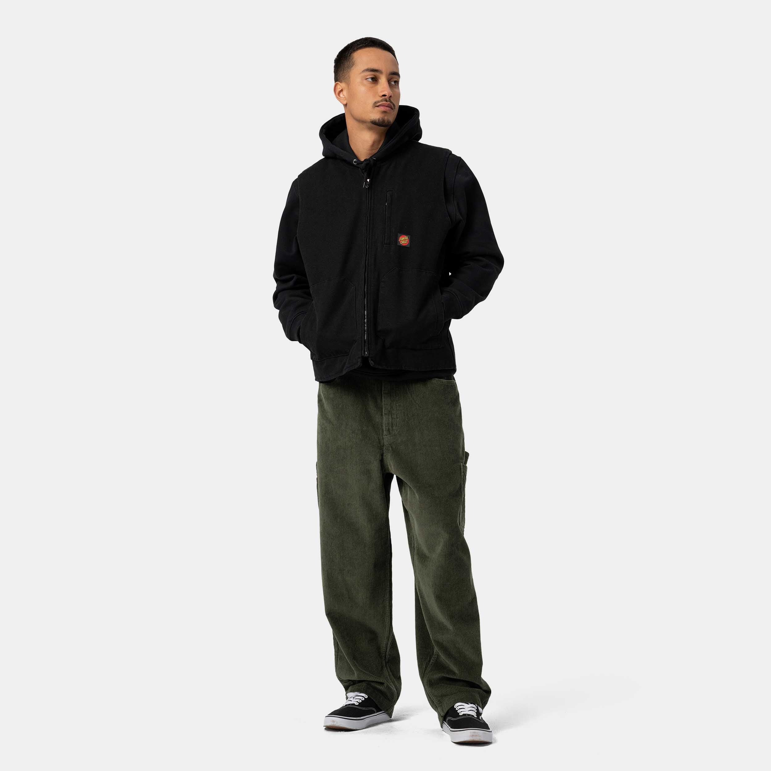 santa-cruz-skateboards-timber-vest-gilet-regular-fit-in-canvas-di-cotone image 6