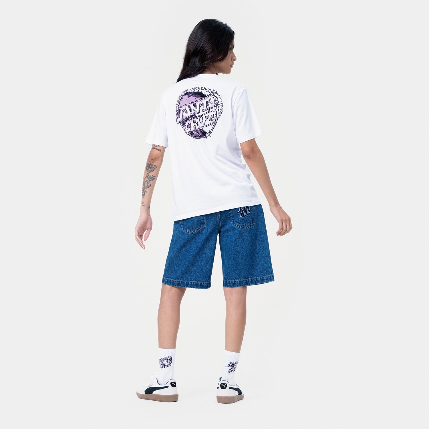 santa-cruz-skateboards-offshore-dot-t-shirt-donna-loose-fit image 5